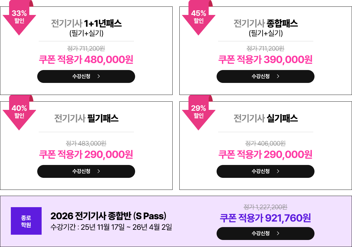 전기기사 조경필 교수님 상품카드