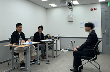 모의면접을 통한 피드백